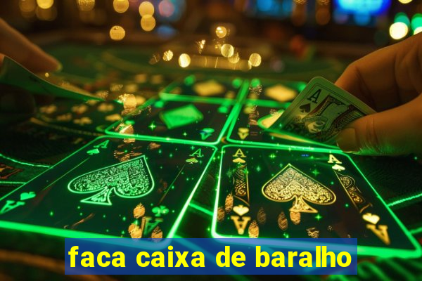 faca caixa de baralho